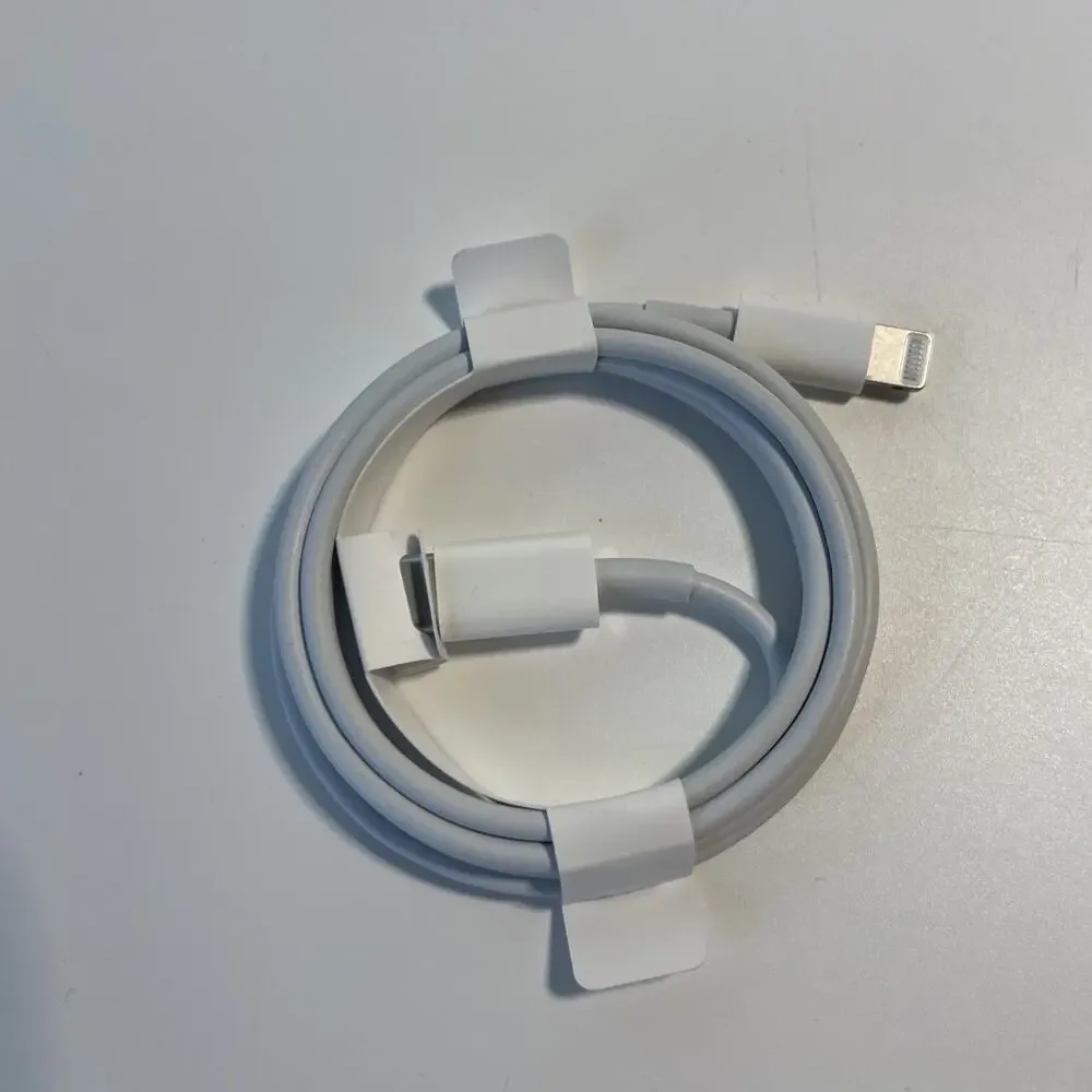 Genuine Apple 20W USB-C Power Adapter Block Box & USB-C to Lightning Cable Set